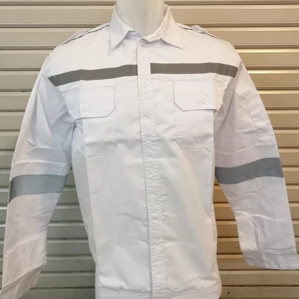 baju safety putih